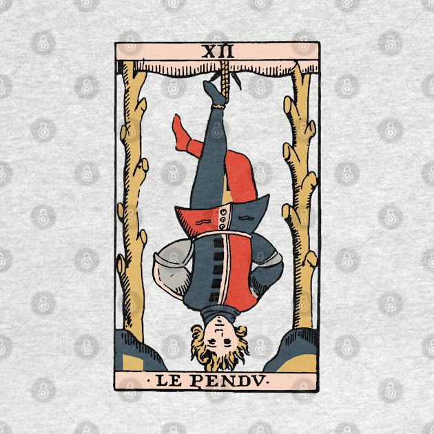 The Antique Tarot Hanged Man by KewaleeTee